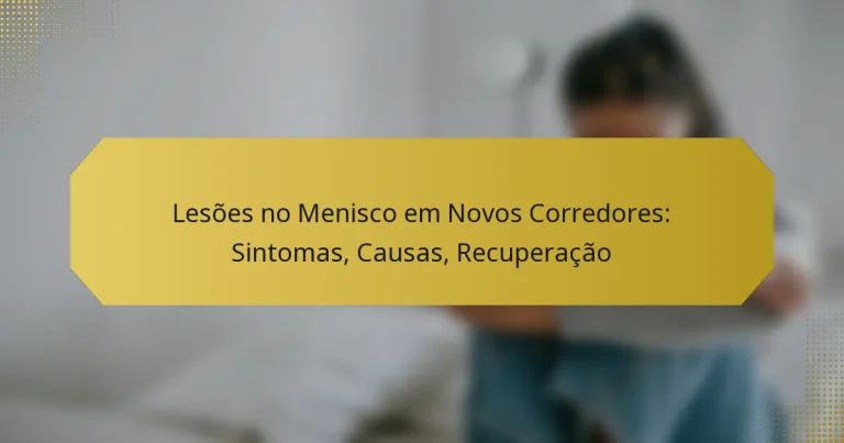 Lesões no Menisco em Novos Corredores: Sintomas, Causas, Recuperação