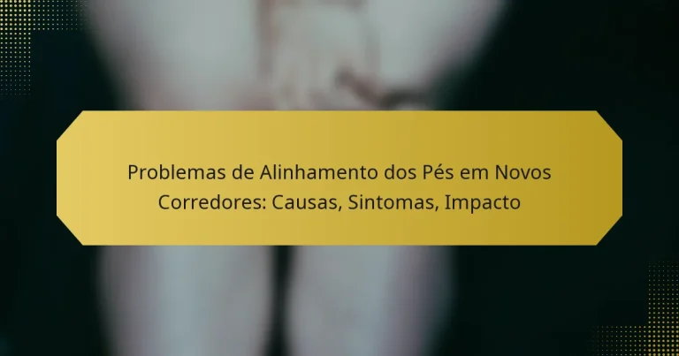 Problemas de Alinhamento dos Pés em Novos Corredores: Causas, Sintomas, Impacto